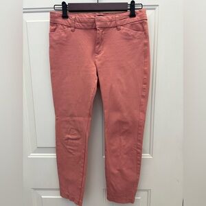 Gap Pink Slim City Crop Pants